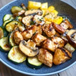 Air Fryer Hibachi Chicken & Vegetables