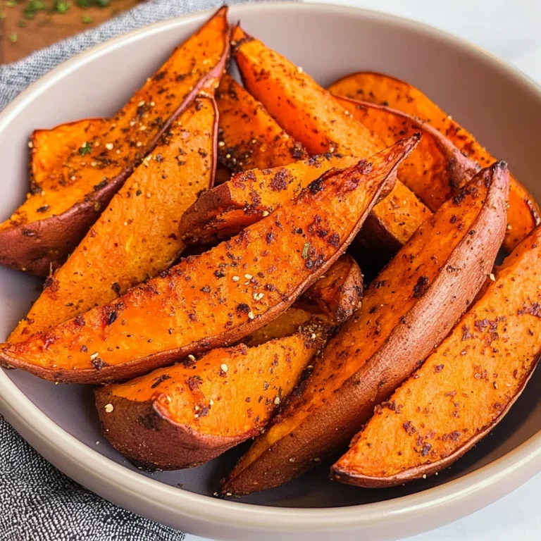 Air Fryer Sweet Potato Wedges