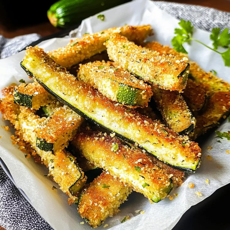 Baked Parmesan Zucchini Fries