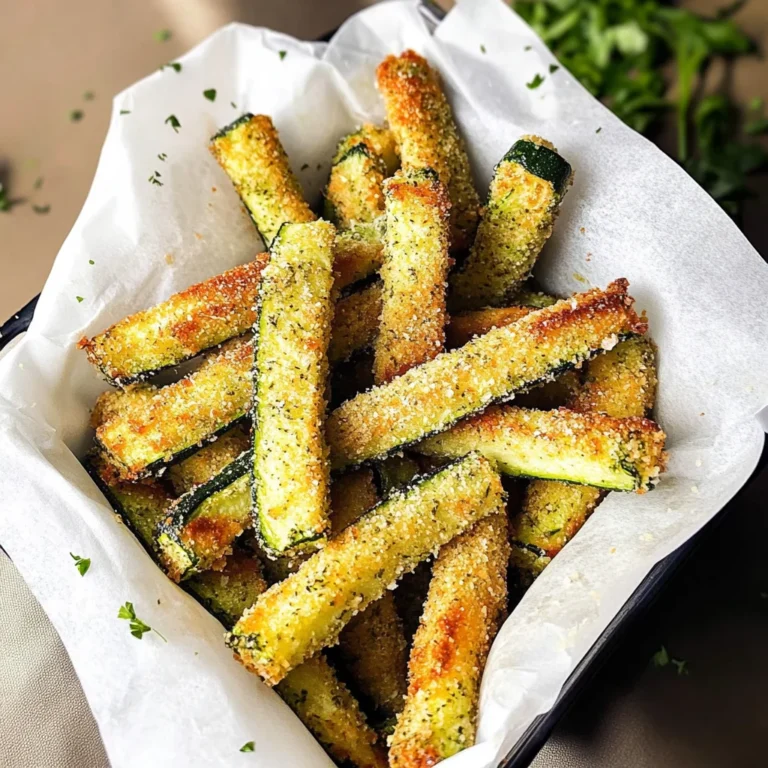 Baked Parmesan Zucchini Fries