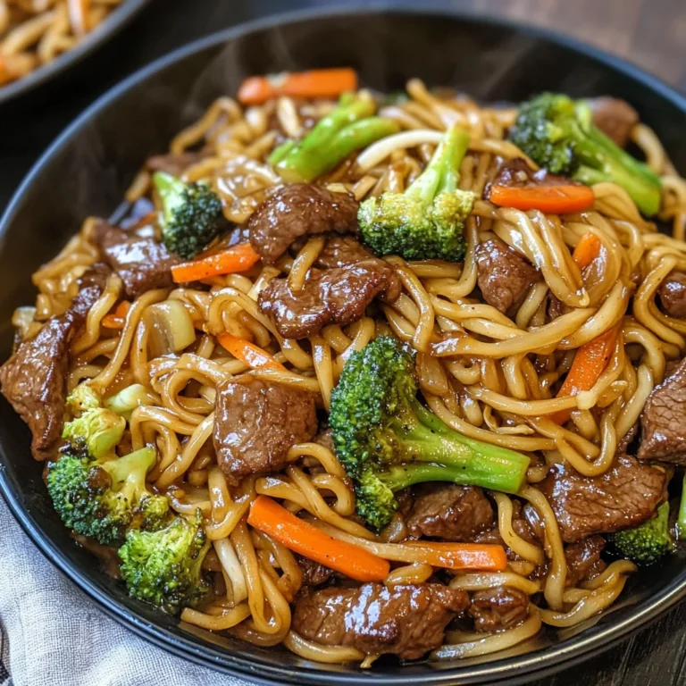 Beef Lo Mein Recipe