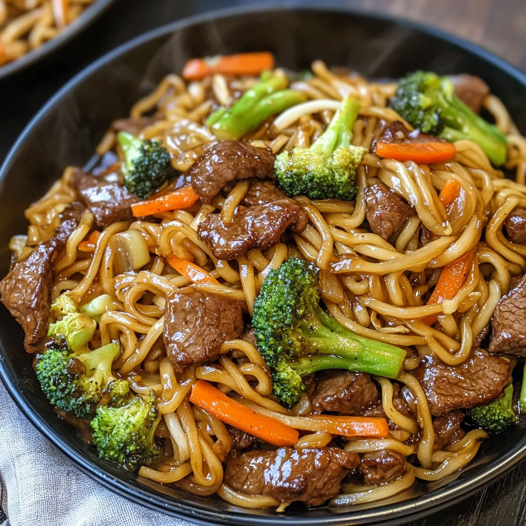 Beef Lo Mein Recipe
