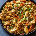 Chicken Chow Mein with the Best Chow Mein Sauce