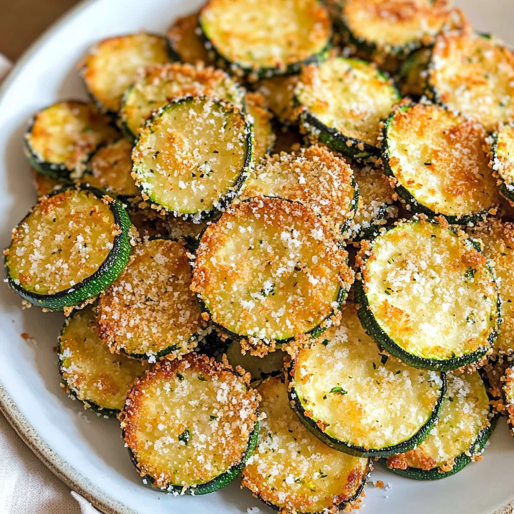 Crispy Baked Zucchini Chips