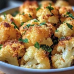 Crispy Parmesan Roasted Cauliflower Recipe