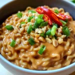 Easy Peanut Butter Ramen Noodles Recipe