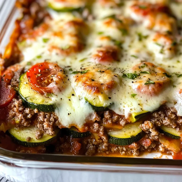 Ground Beef Zucchini Casserole