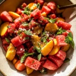 Peach Watermelon Salad Recipe