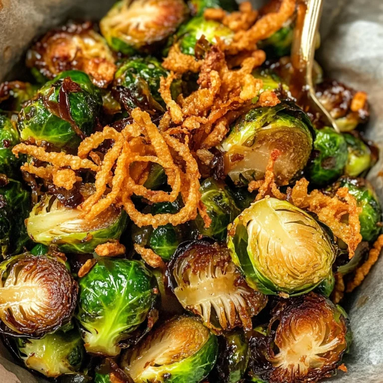 Red Lobster Copycat Brussel Sprouts {Air Fryer}