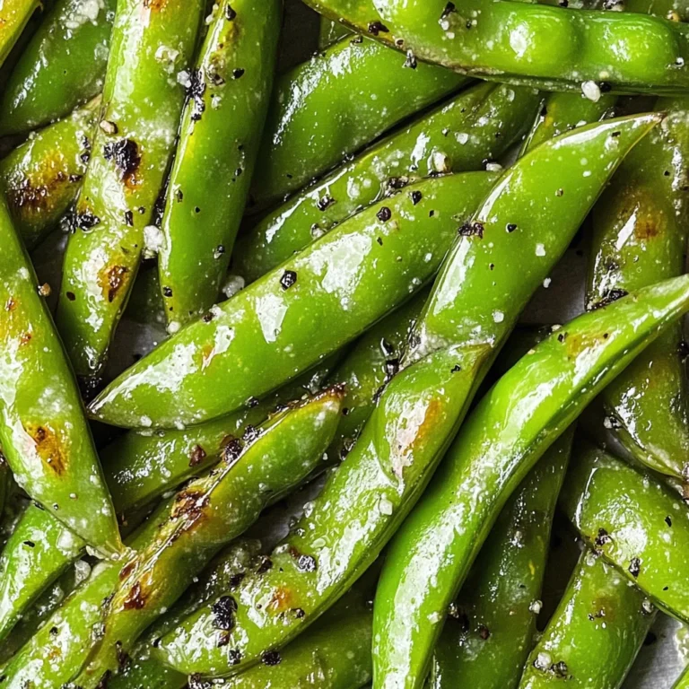 Roasted Sugar Snap Peas (so irresistible!)