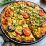 Summer Garden Crustless Zucchini Pie