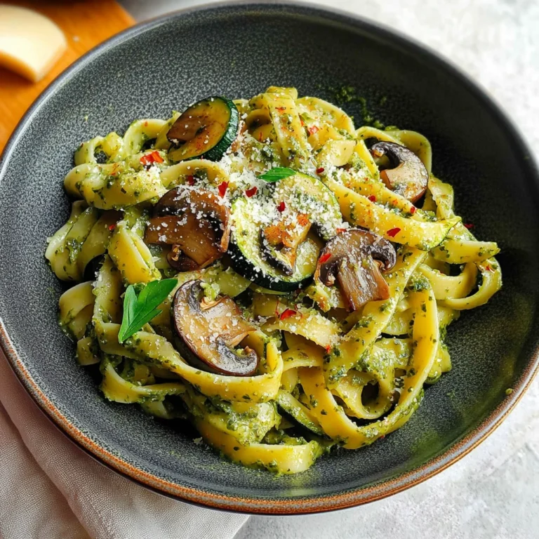 Zucchini Mushroom Pasta