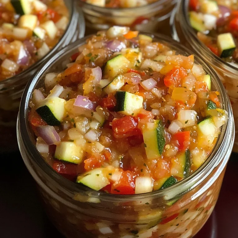 Zucchini Salsa