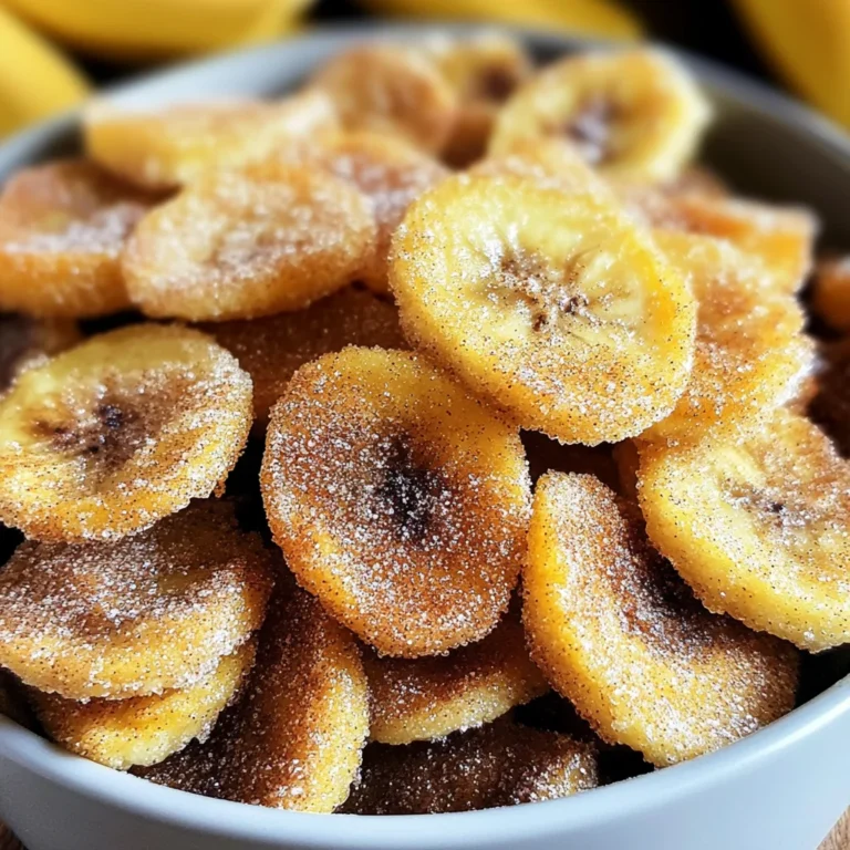 Air Fryer Cinnamon Banana Chips