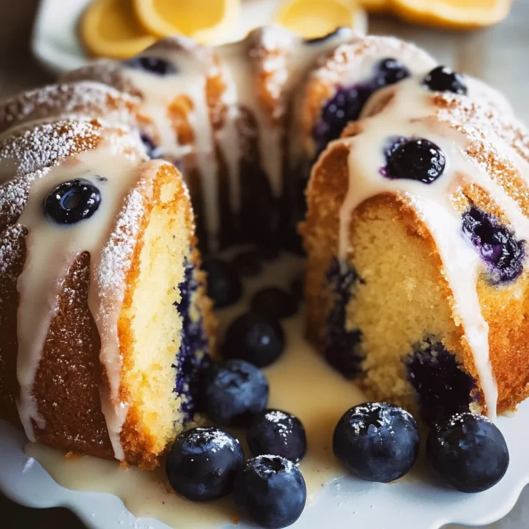 Blueberry Breakfast Bundt Cake