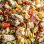 Chicken Turkey Bacon Ranch Pasta Salad