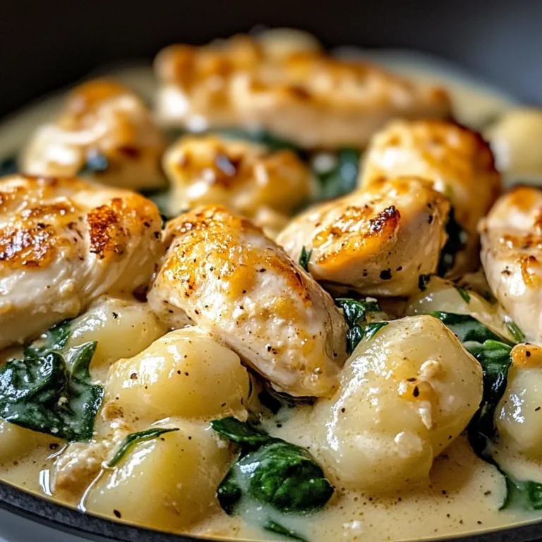 Creamy Garlic Chicken Gnocchi Skillet