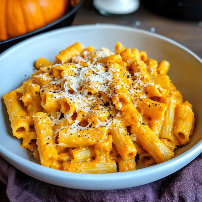 Creamy Parmesan Pumpkin Pasta