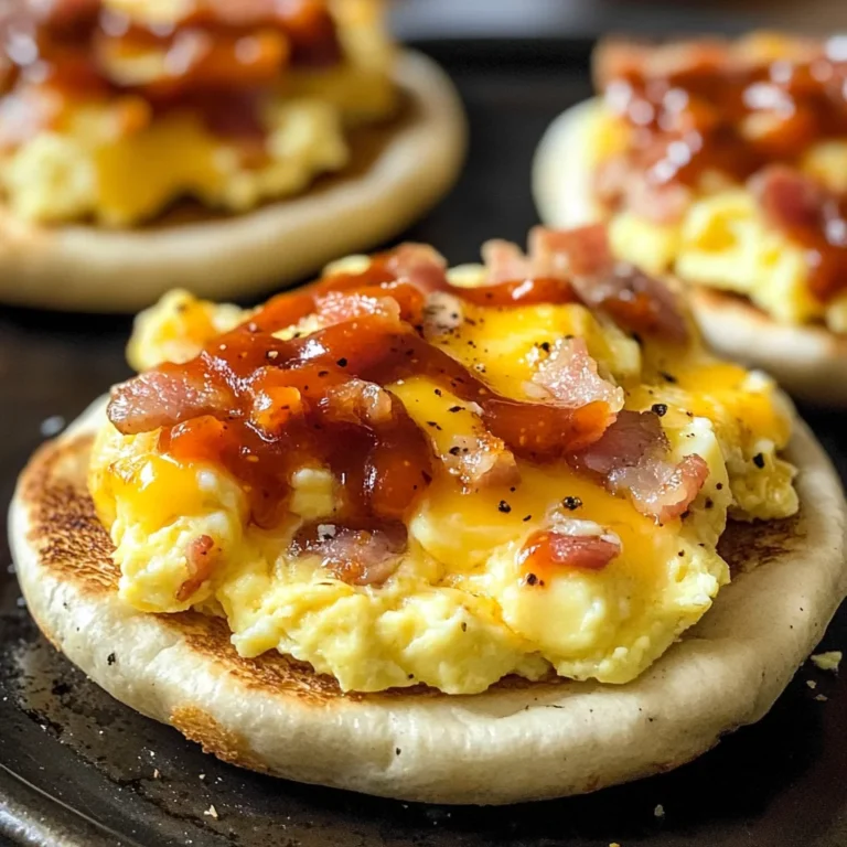 English Muffin Breakfast Pizzas