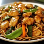 Garlic Chicken Lo Mein