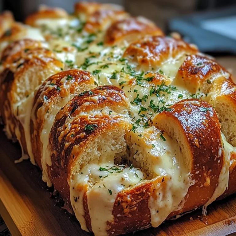 Garlic Parmesan Pull-Apart Bread