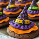 Halloween Witch Hat Cookies