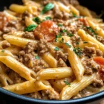 High Protein Creamy Beef Pasta Recipe for Quick Weeknight Dinners