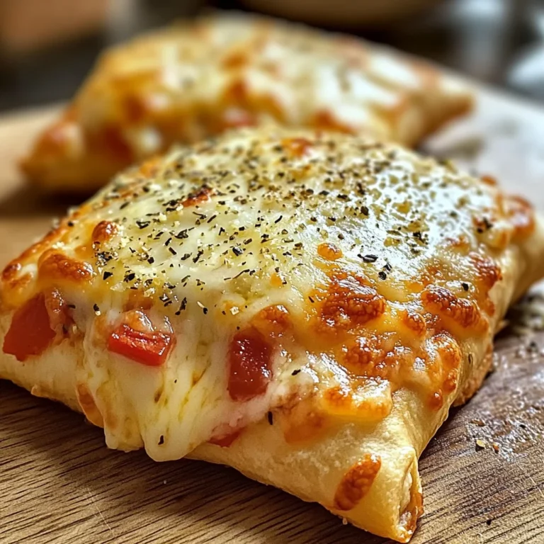Homemade Easy Cheesy Pizza Pockets