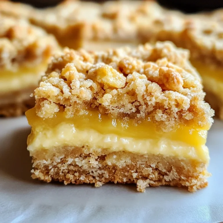 Lemon Oatmeal Crumble Bars