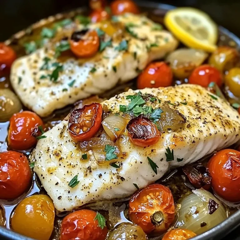 Mediterranean Baked Fish