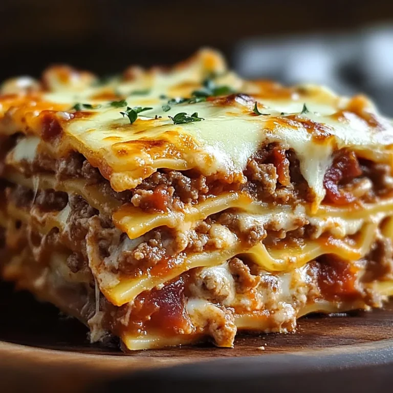 Parmesan Garlic Turkey Bacon Cheeseburger Lasagna Recipe