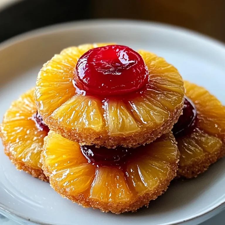Pineapple Upside-Down Cookies: A Fun Twist on a Classic Dessert