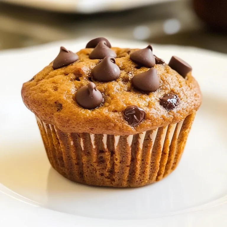 Pumpkin Chocolate Chip Muffins