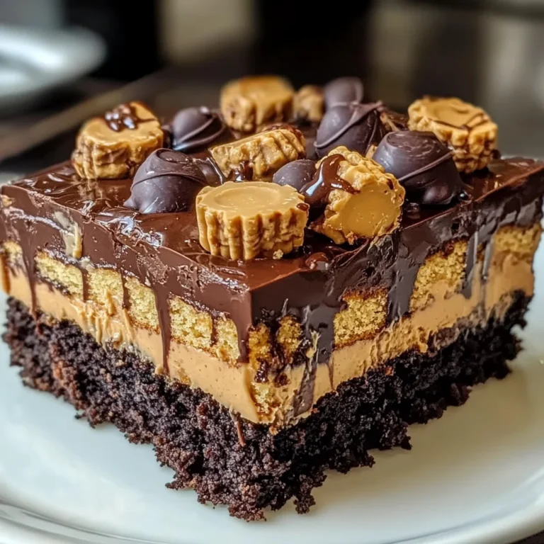 Reese’s Peanut Butter Earthquake Cake