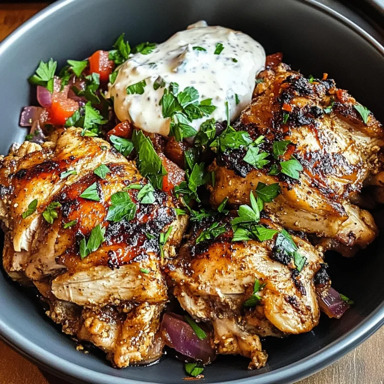 Spiced Yogurt-Marinated Chicken Thighs