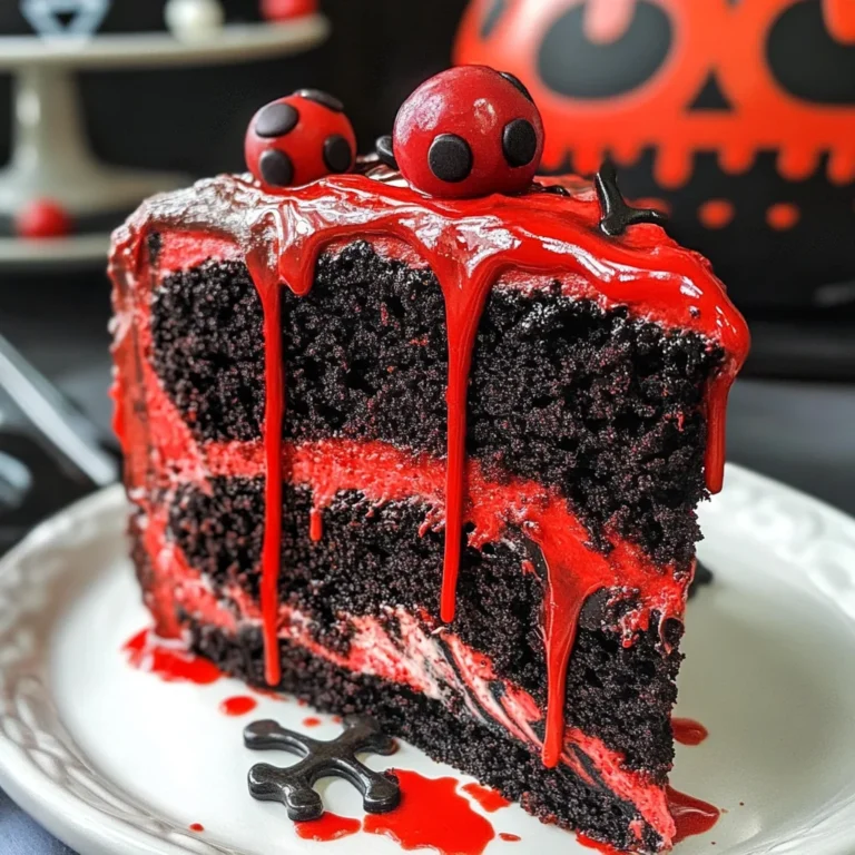 Spooky Halloween Marble Cake