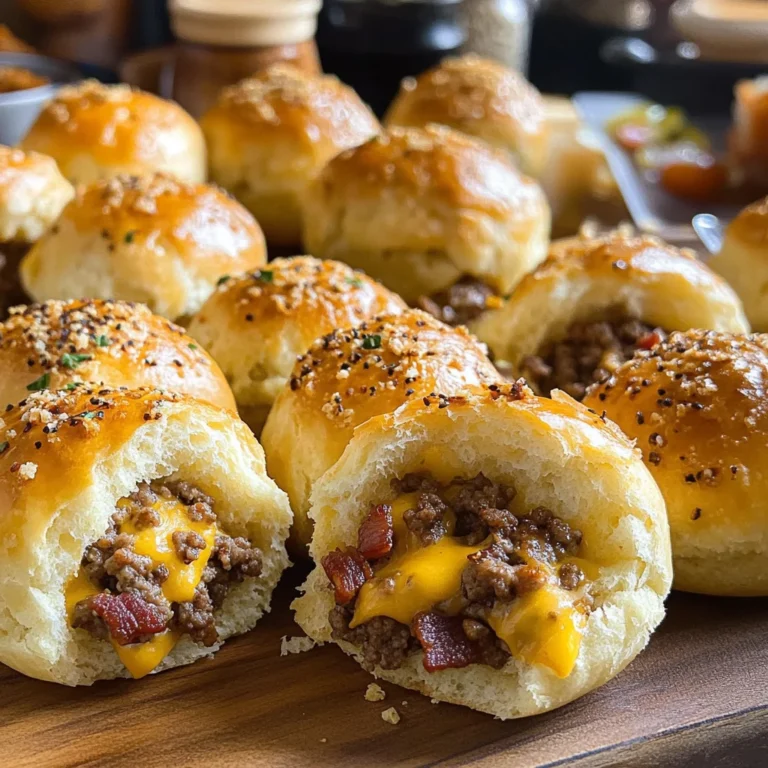 Turkey Bacon Cheeseburger Bombs Recipe
