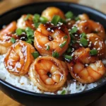 20 Minute Honey Garlic Shrimp & Rice Bowl
