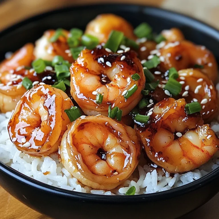 20 Minute Honey Garlic Shrimp & Rice Bowl