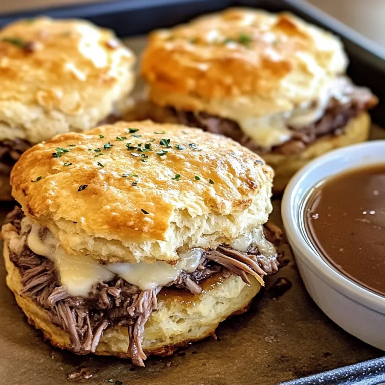 Baked French Dip Biscuits Recipe: A Comforting, Family-Friendly Meal