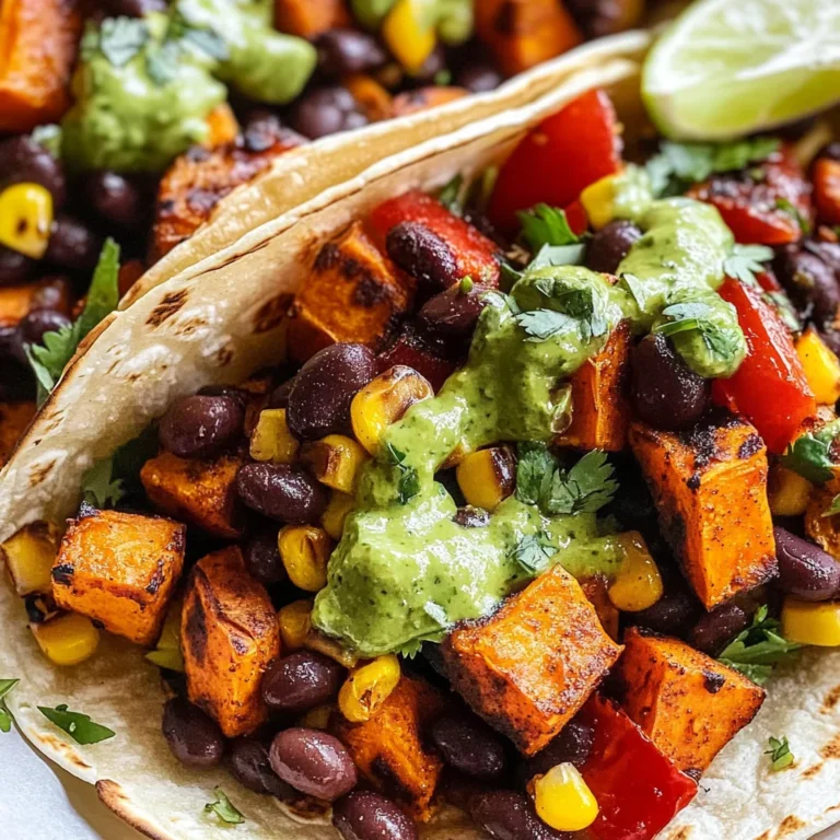 Black Bean Sweet Potato Tacos Recipe