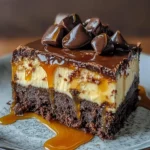 Caramel Brownie Cheesecake