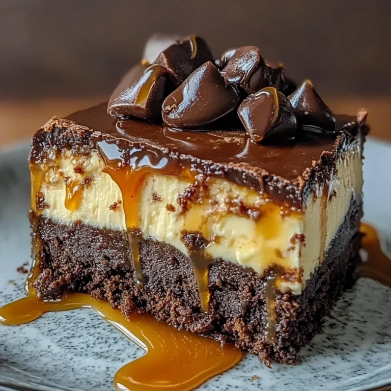 Caramel Brownie Cheesecake