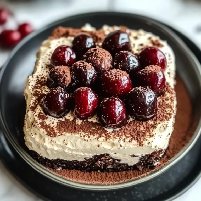 Cherry Amaretto Tiramisu