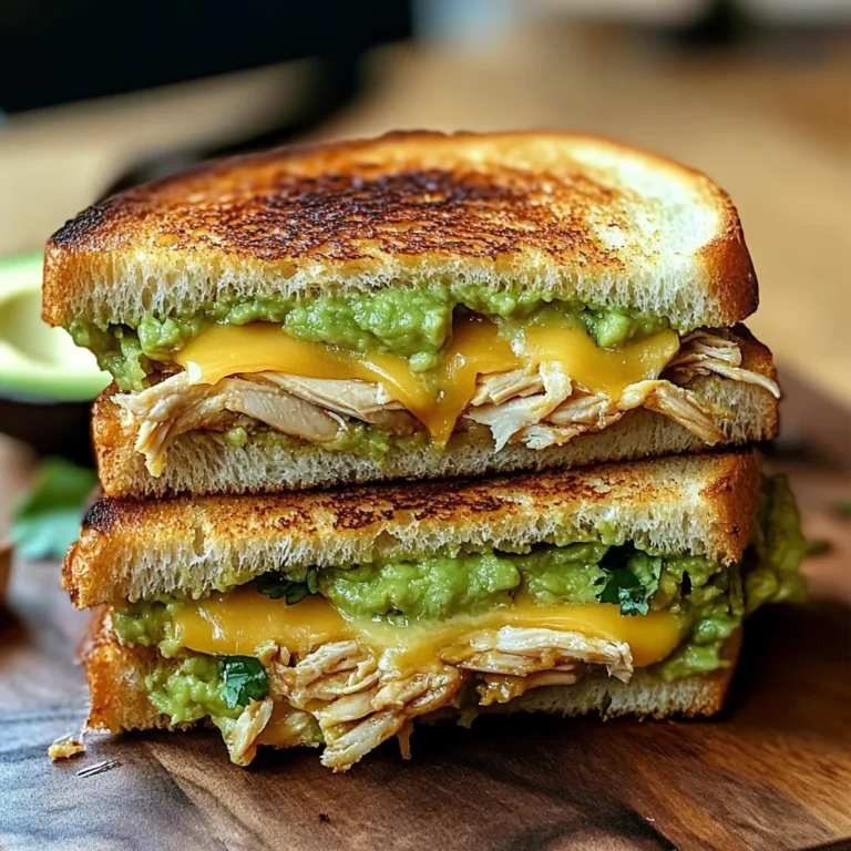 Chicken Avocado Melt Sandwich