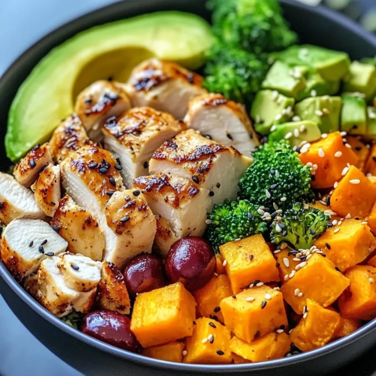 Chicken & Sweet Potato Buddha Bowl