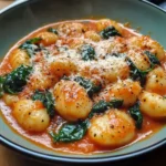 Creamy Tomato Spinach Gnocchi