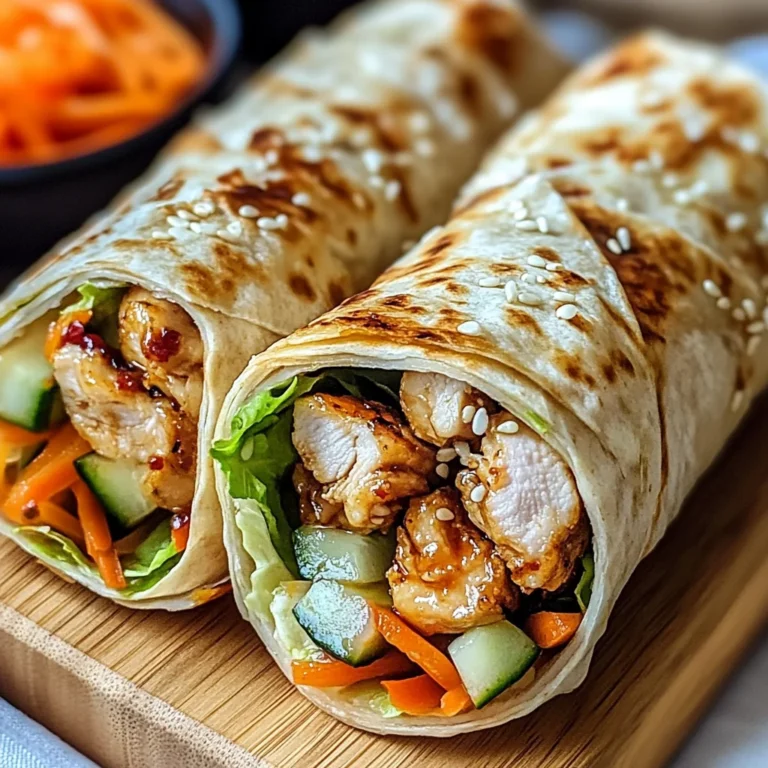 Firecracker Chicken Wraps