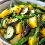 Flavorful Asparagus with Zucchini and Squash