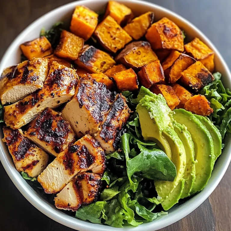 Grilled Chicken & Sweet Potato Bowl